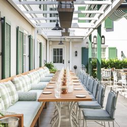Good Ground Tavern - A beautiful group dining area on the terrace
