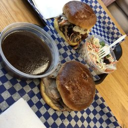 Pulled pork and beef dip regular