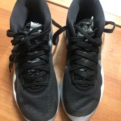 Finish Line - Creased worn sneakers shipped to me