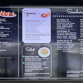 Southern Spoon - Menu - Comfort Food Near Me - Smyrna, Tennessee