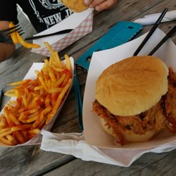 Arthur's On The Road - Joly crap thats alot of fries..yum with my pulled pork
