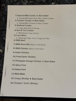 Menu photo 4 Ipo Hawaiian BBQ Poway, CA