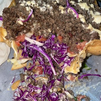 Burrito del Sol - Inside my Ground Beef Taco Salad - Mexican Near Me - Fort Walton Beach, Florida