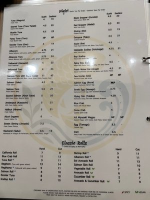 Menu photo 8 Umiko Sushi Ray Tarzana, CA