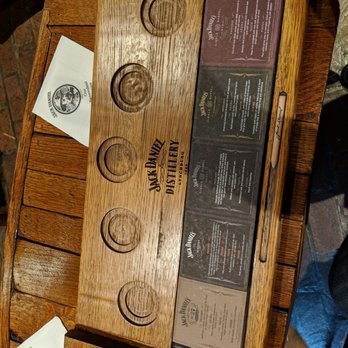 The Jack Daniel Distillery - Angels Share Tour Tasting Mats - Distilleries Near Me - Lynchburg, Tennessee