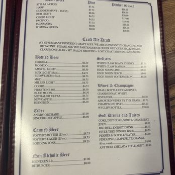 Black Watch Pub - Menu - Pubs Near Me - Upland, California