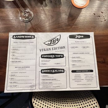 Jojo - Vegan menu - American Near Me - Portland, Oregon Jojo - Vegan menu - American Near Me - Portland, Oregon