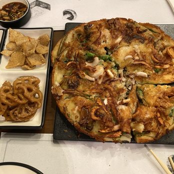 Du Bu Gong Bang - Seafood Scallion Jeon - Korean Near Me - Duluth, Georgia Du Bu Gong Bang - Seafood Scallion Jeon - Korean Near Me - Duluth, Georgia