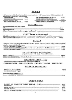 Menu photo 2 South Street Diner Westborough, MA