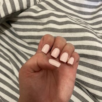 Natural Nails - Short square acrylic fill - Nail Salons Near Me - Palatine, Illinois