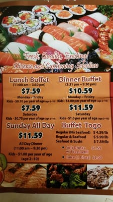 Menu photo 8 Hibachi Grill Buffet West Covina, CA