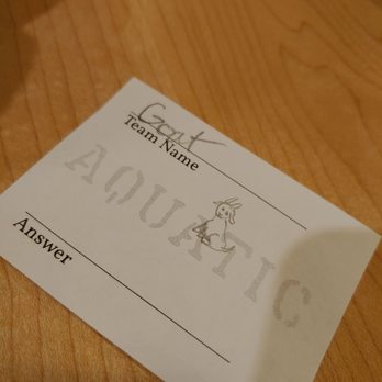 Aquatic Brewing - Trivia card - Breweries Near Me - Falmouth, Massachusetts