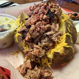 Brisket baked potato