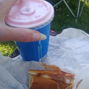 Dog House Drive In - Chili cheese dog with cherry shake - Hot Dogs Near Me - Albuquerque, New Mexico Dog House Drive In - Chili cheese dog with cherry shake - Hot Dogs Near Me - Albuquerque, New Mexico