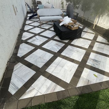 Superior Outdoor Specialists - Beautiful Marble/paver pad design - Masonry/Concrete Near Me - Mesa, Arizona Superior Outdoor Specialists - Beautiful Marble/paver pad design - Masonry/Concrete Near Me - Mesa, Arizona