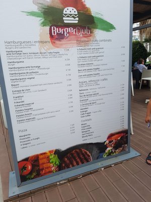 Menu photo 3 Burger Club Santa Susanna, B Menu photo 3 Burger Club Santa Susanna, B