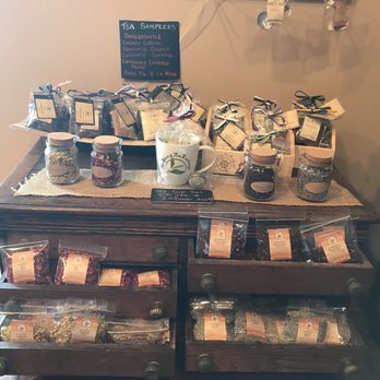The Spice & Tea Exchange - I was told they were completely out of the tea I was looking for until I looked in that cup :D - Herbs & Spices Near Me - St. Augustine, Florida