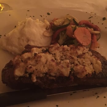 Cassarino's Restaurant - Steak with a Gorgonzola crust. - Italian Near Me - Providence, Rhode Island