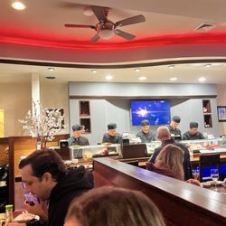 Aki Japanese Cuisine - An army of sushi rollers!