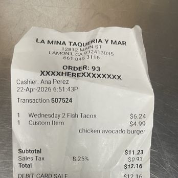 La Mina Mexican Restaurant - Order number - Mexican Near Me - Lamont, California La Mina Mexican Restaurant - Order number - Mexican Near Me - Lamont, California
