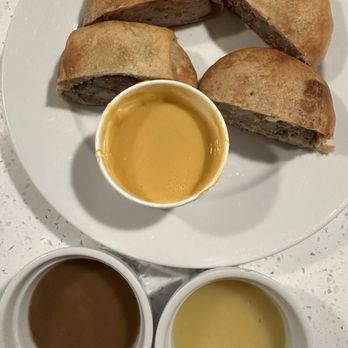 Pasty Kitchen - $1.50 mustard sauce with the Corned Beef Pasty - Desserts Near Me - Huntington Beach, California Pasty Kitchen - $1.50 mustard sauce with the Corned Beef Pasty - Desserts Near Me - Huntington Beach, California
