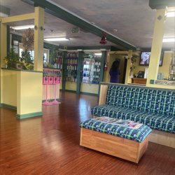 Kim's Hair Salon and Tanning - Waiting area front area