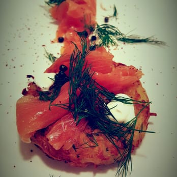 Madam S'ate - Rosti with smoked salmon, dill, yoghurt - Wine Bars Near Me - Hong Kong, HK