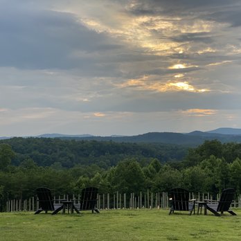 Serre Vineyards - Grab a chair and enjoy the sun set. - Wine Tasting Room Near Me - Mount Airy, North Carolina