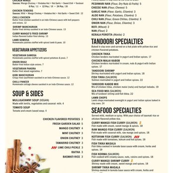 Curry Mango - March 2023: Menu Page 1 of 3 - Indian Near Me - Lakeland, Florida Curry Mango - March 2023: Menu Page 1 of 3 - Indian Near Me - Lakeland, Florida