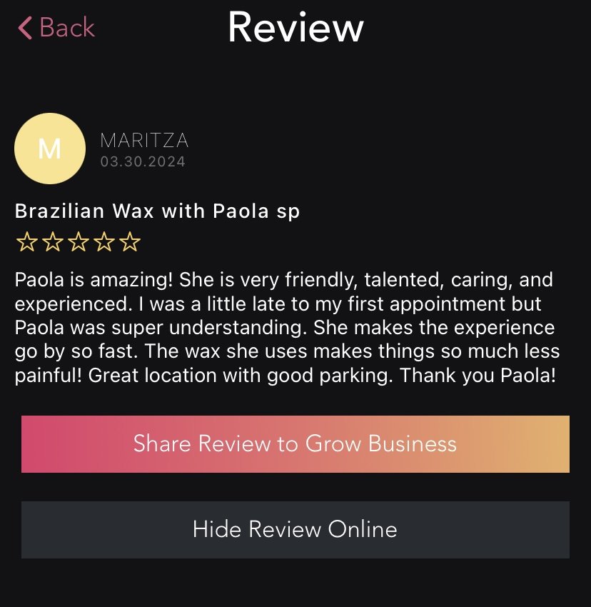 Paola’s Wax House Logo