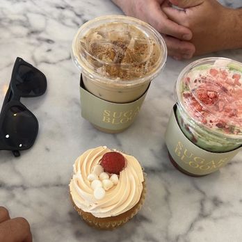 Sugarbloom Cakery And Coffee - Strawberry matcha and raspberry cupcake - Coffee & Tea Near Me - Redlands, California Sugarbloom Cakery And Coffee - Strawberry matcha and raspberry cupcake - Coffee & Tea Near Me - Redlands, California