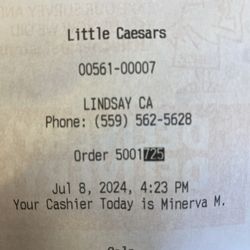 Receipt.