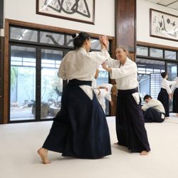 Aikido Shobukan Dojo - A few of our instructors practicing together.
