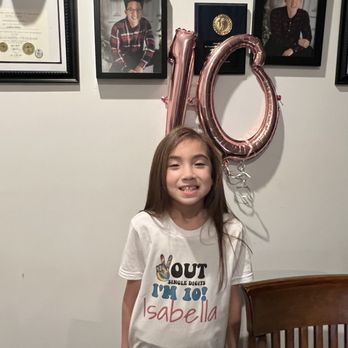 13thAve Signs and Shirts - Peace out I'm 10! Bella loves her shirt thank you. - Signmaking Near Me - Brooklyn, New York 13thAve Signs and Shirts - Peace out I'm 10! Bella loves her shirt thank you. - Signmaking Near Me - Brooklyn, New York