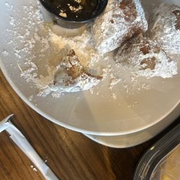 burnt beignets