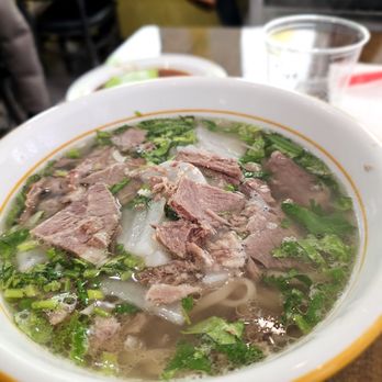 Beef Up Noodle - Beef Noodle Soup. Excellent noodles in particular with a good amount of beef - Chinese Near Me - New York, New York