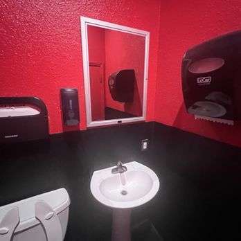 Rollin Smoke Barbeque - 1/8/26 FYI. One of two restrooms. - Barbeque Near Me - Las Vegas, Nevada Rollin Smoke Barbeque - 1/8/26 FYI. One of two restrooms. - Barbeque Near Me - Las Vegas, Nevada