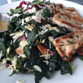 zinc@shade - Kale salad with chicken. - New American Near Me - Manhattan Beach, California