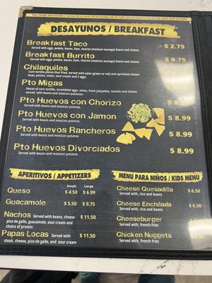 Menu photo 5 My Old Mans Tacos Keller, TX