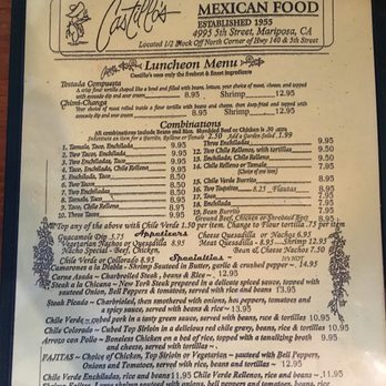 Castillo's Mexican Restaurant - Mexican Near Me - Mariposa, California