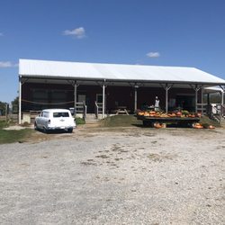 Shade Tree Farm and Orchard - Storefront with apple themed food and items