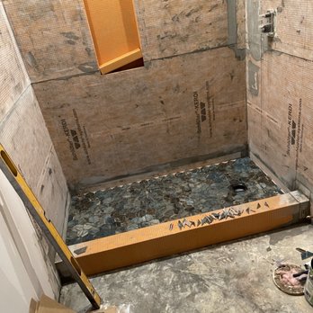 No Limit Remodeling - a shower being built - General Contractors Near Me