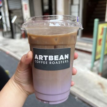 Artbean Coffee - Ube latte - Art Galleries Near Me - New York, New York Artbean Coffee - Ube latte - Art Galleries Near Me - New York, New York