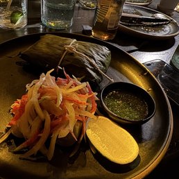 Sea Bass in banana wrap Sea Bass in banana wrap