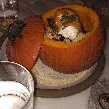 San Morello - Pumpkin Gelato with date cake - Italian Near Me - Detroit, Michigan