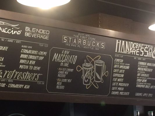Menu photo 5 Starbucks Seattle, WA Menu photo 5 Starbucks Seattle, WA