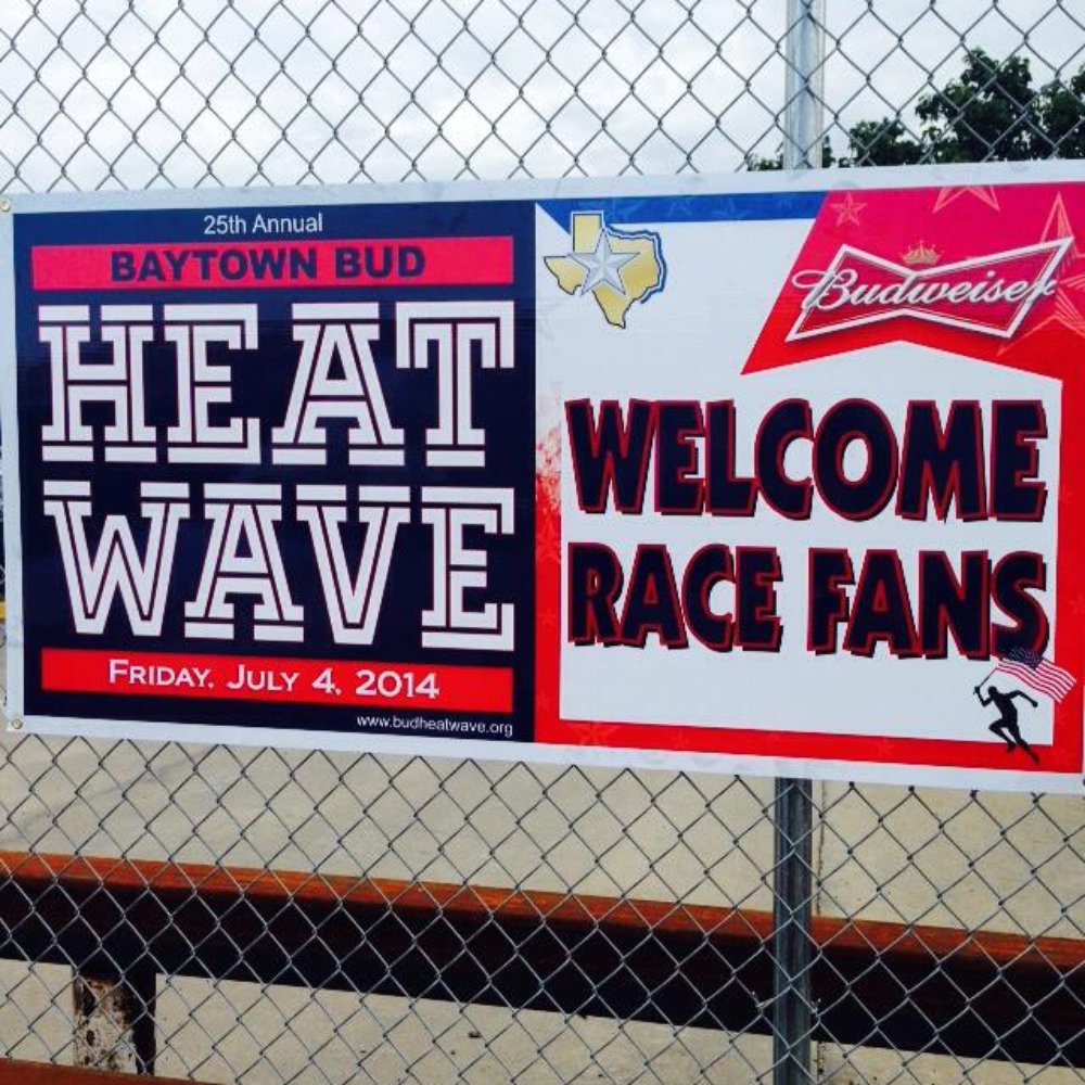 Baytown Bud Heatwave - Welcome sign! - Races & Competitions Near Me - Baytown, Texas