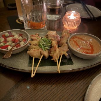 The Night We Met - Chicken satay - Cocktail Bars Near Me - Los Angeles, California