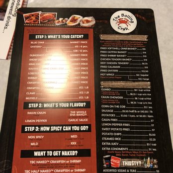 The Boiling Crab - Menu 12/11/17 - Seafood Near Me - Honolulu, Hawaii The Boiling Crab - Menu 12/11/17 - Seafood Near Me - Honolulu, Hawaii