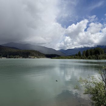 Whistler Eco Tours - Green Lake. Took our E bike rentals on the village Trail to this lake. - Hiking Near Me - Whistler, British Columbia Whistler Eco Tours - Green Lake. Took our E bike rentals on the village Trail to this lake. - Hiking Near Me - Whistler, British Columbia